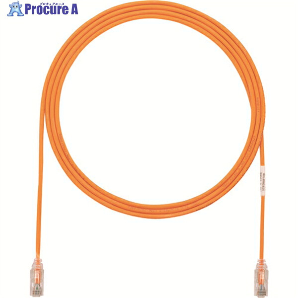 PANDUIT カテゴリ6細径パッチコード 15m オレンジ UTP28SP15MOR UTP28SP15MOR 1本 ▼195-0542
