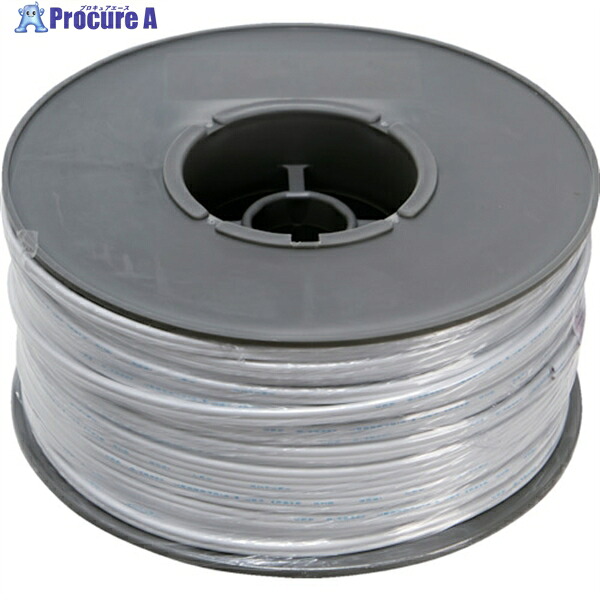 TRUSCO VFFビニール吊りひも0.75SQ 100m 白 VFF0.75-2C-100W 1巻 ▼240-9167