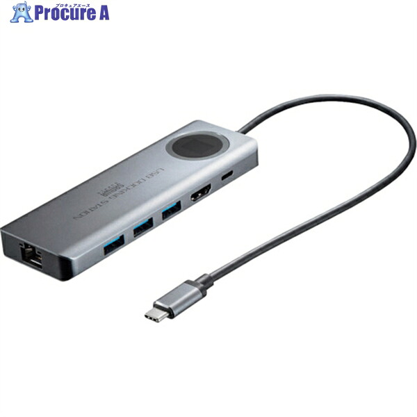 SANWA USB3.2Gen2対応Type-Cドッキングステーション USB-DKM1 1台 ▼357-9415 ｜プロキュアエース