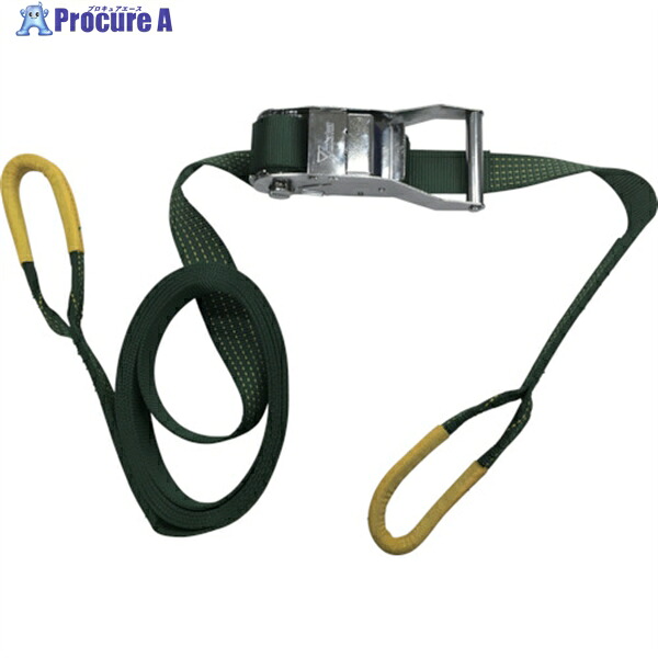 ユタカメイク ベルト荷締機コブラ 50mm×5m×1m シボリ縫製 V50-RD 1台 ▼361-1124