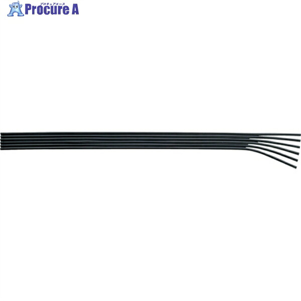 潤工社 フラットチューブUFF 12-4×2.5mm 20m 黒 UFF-04-12-20 1巻 ▼383-3624
