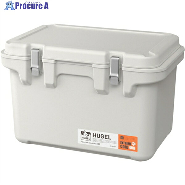 IRIS 290519 HUGEL 真空断熱クーラーボックス 40L ホワイトアッシュ VITC-40-WA 1台 ▼435-9016 ｜プロキュアエース