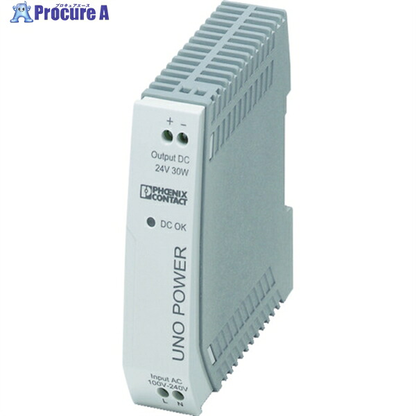 フエニックス フエニックスコンタクト 電源ユニット DINレール取付け 30W UNO-PS/1AC/24DC/ 30W 1台 ▼479-8287 8,198円
