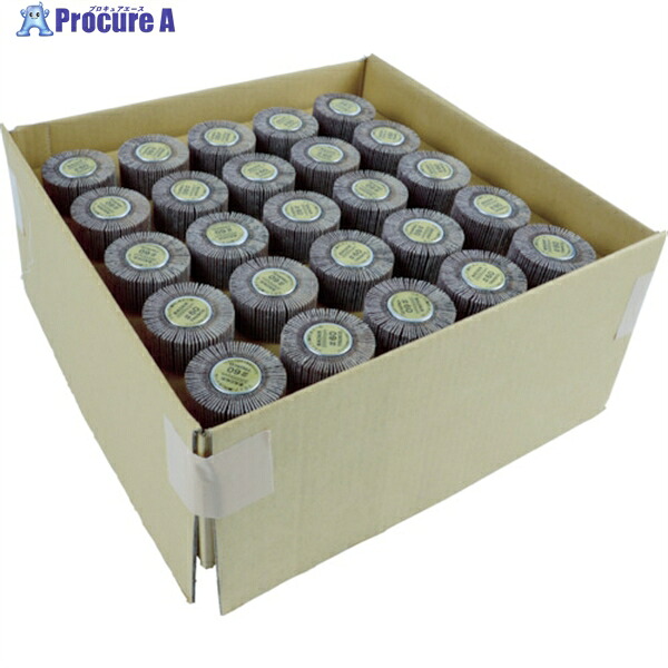 TRUSCO まとめ買い フラップホイル外径30×25×軸径6 60# 50個入 UF3025-60-50P 1箱 ▼491-6344