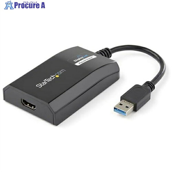 StarTech ディスプレイアダプター/USB 3.0 Type-A - HDMI/1080p/ビデオ 変換 コンバーター USB32HDPRO 1箱 ▼538-9734 |プロキュアエース
