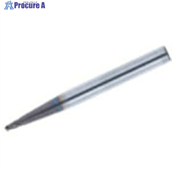 三菱K 4枚刃ミラクルテーバ刃 超硬ボールエンドミルショット刃長(S)0.6mm VC4STBR0030T0500N05 1本 ▼682-0964 ●SI517