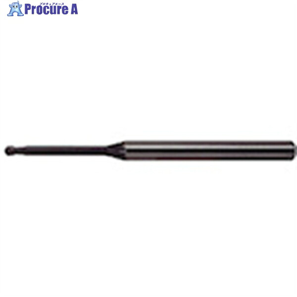 三菱K 2枚刃インパクトミラクルロングネック 超硬ボールエンドミル0.4mm VF2XLBR0020N050S04 1個 ▼687-7176 ●SI517