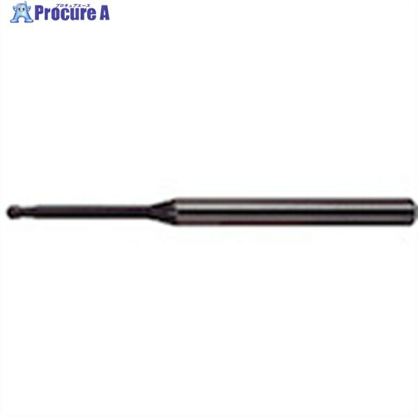 三菱K 2枚刃インパクトミラクルロングネック 超硬ボールエンドミル0.8mm VF2XLBR0040N100S06 1個 ▼687-7303 ●SI517