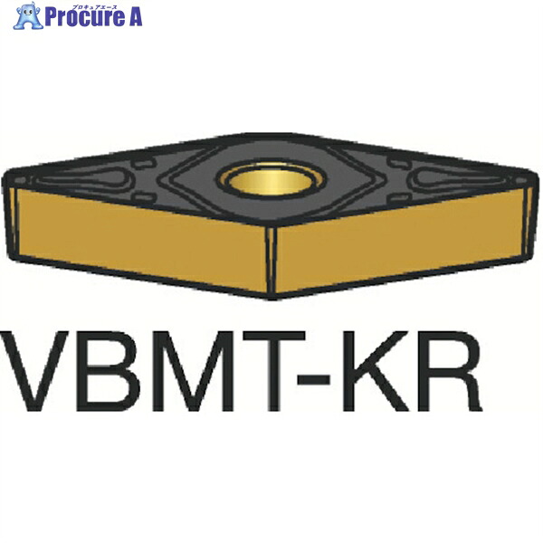 SANDVIK コロターン107 旋削用ポジチップ(120) 3210 VBMT 16 04 12-KR 3210 (120) 10個 ▼695-4669 ●KO521