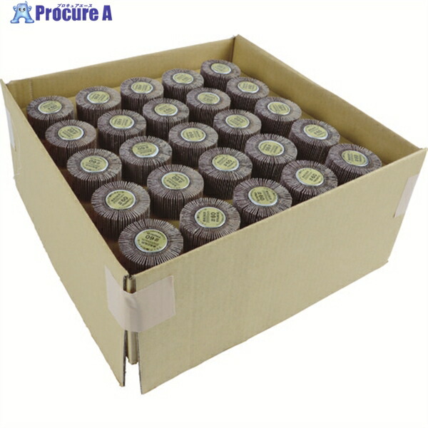 TRUSCO まとめ買い 下げ翼箔外径50×25×軸径6 120# 50個入 UF5025-120-50P 1箱 ▼818-3272