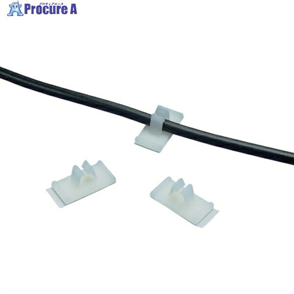 PANDUIT くっ付ける具 吊りひもゼムクリップ 自然的 (100個入) VCC25-A-C 1袋 ▼828-1704