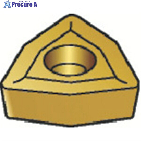 SANDVIK コロマントUドリル用チップ(360) 3040 WCMX 08 04 12 R-53 3040 (360) 10個 ▼153-4297 ●KO521｜プロキュアエース