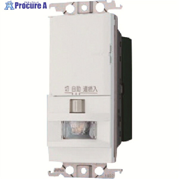 Panasonic ワイド壁取付熱線センサ付自動SW親器 WTK1411WK 1個 ▼157-5139