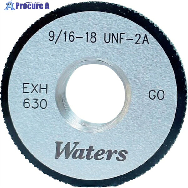 WATERS ユニファイねじ用輪っかゲージ(UNC) WR3/4-10UNC2A 1式 ▼208-9132