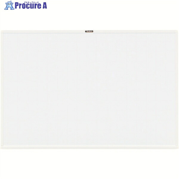 TRUSCO スチール製ホワイトボード 白暗線 600X900 WGH-122SA-W 1枚 ▼288-4917