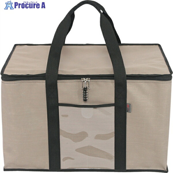 SANEI 折り畳みコンテナバッグ 50L グレージュ WS-CB50-00 1個 ▼312-6927