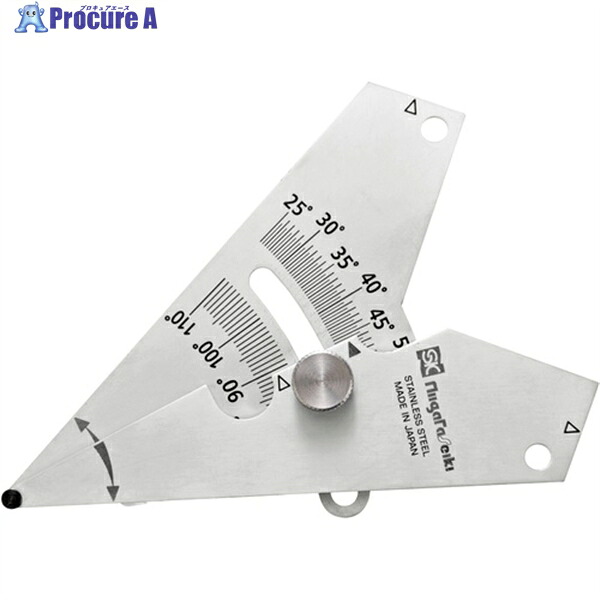 SK 一角開先ゲージ 価値付ける活動の領域25～65°/70～110° WGA-65 1個 ▼412-1678 DIY・工具-花・ガーデン・DIY-その他