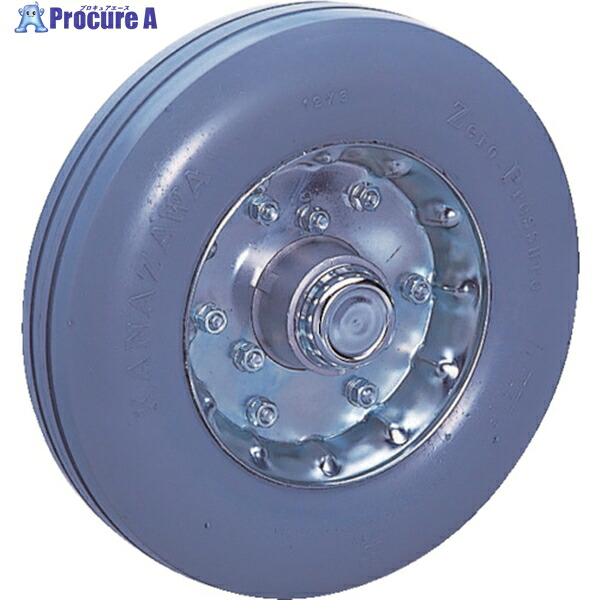 カナツー ゼロプレッシャータイヤ 車輪 ハブ付 ZP12X3.00HS-GY 1個 ▼828-7511 |プロキュアエース