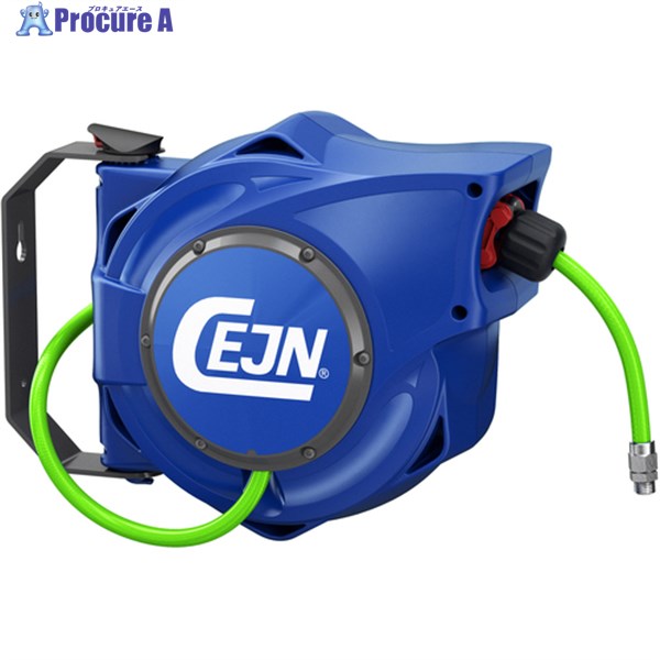 CEJN セーフティーリール(ネオングリーンホース) 10m 8x12mm 接続R1/4 19-911-2028 1個 ▼148-7429