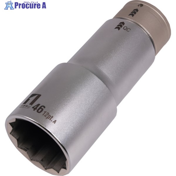 MUSTTOOL QCソケット シングル 46粍 12角 IM-6W46SL-12K 19872 1個 ▼231-0907