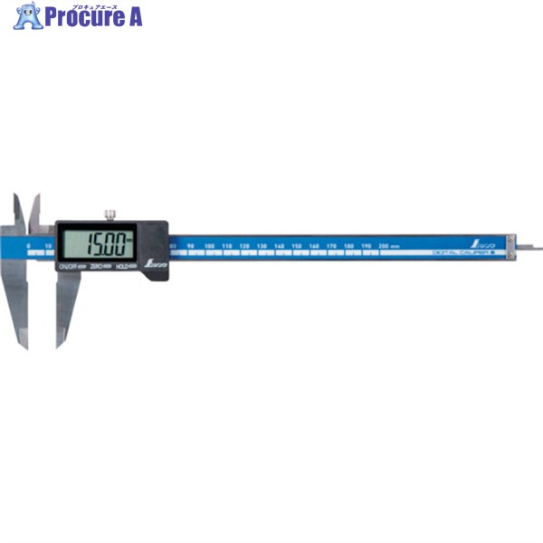 シンワ デジタルノギス 大文字2 200mm 19996 1本 ▼243-3705 ｜プロキュアエース 6,816円