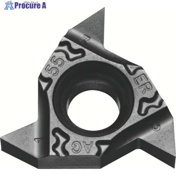 京セラ 外径ねじ切り加工用チップ (汎用55°、G(PF)、R(PT)(BSPT)、ウィットねじ(W) PR1115 16ERG55-TF PR1115 5個 ▼339-5901 ●MA515