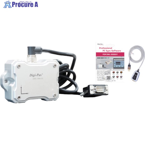 JSBTECH Digi-pas DWL5000XY Pro-Version 高性能2軸デジタル傾斜角度検出器 ±0.01° 2-05021-99 1個 ▼458-6828