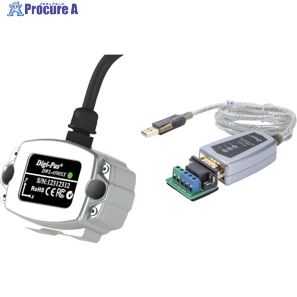 JSBTECH Digi-pas DWL4500XY Pro-Version 高性能2軸デジタル傾斜センサー ±0.002° 2-04521-99 1個 ▼458-6829