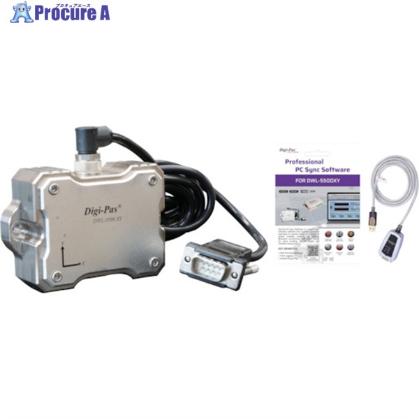 JSBTECH Digi-pas DWL5500XY Pro-Version 高性能2軸デジタル傾斜センサー ±0.001° 2-05521-99 1個 ▼458-6830