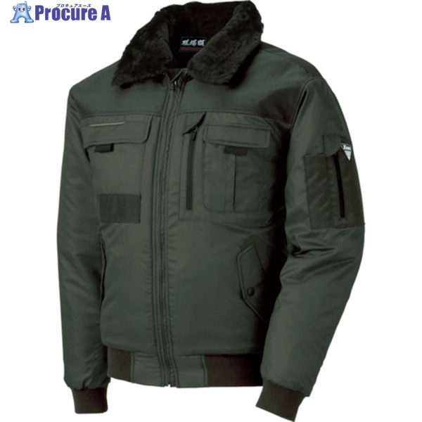 XEBEC 222 現場服 防寒ブルゾン L OD 222-64-L 1着 ▼799-5962