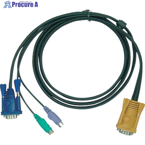 ATEN PS/2 KVMケーブル SPHDタイプ 6m 2L-5206P 1本 ▼115-2047 ｜プロキュアエース