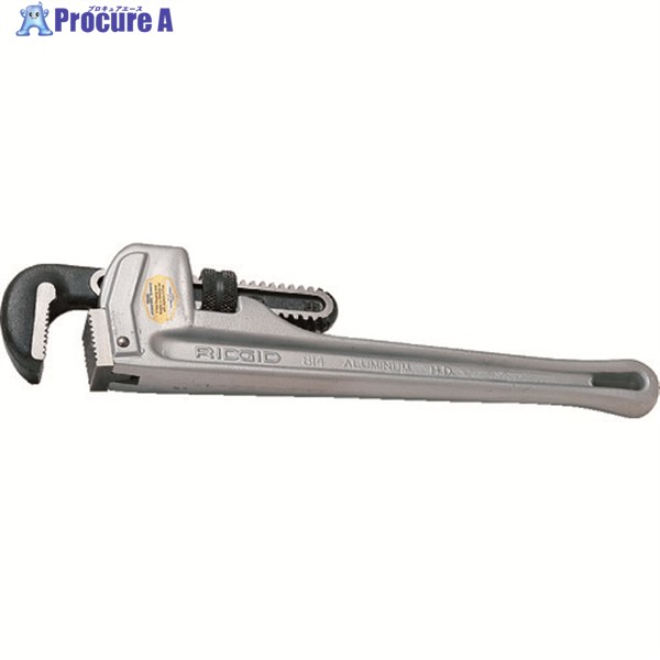 RIDGID パイプレンチ アルミストレートパイプレンチ 350mm 31095 1丁 ▼120-9086