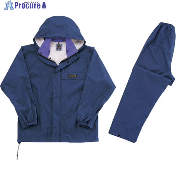 カジメイク オールマインドスーツ ネイビー L 3250-55-L 1着 ▼124-0498