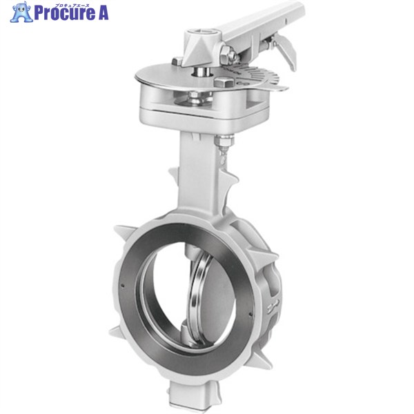 巴 バタフライバルブ JIS10K/125A 304YA-1T SCS13A/SCS13A/R-PTFE レバー 304YA-1T-125-S-R 1台 ▼377-5408 |プロキュアエース