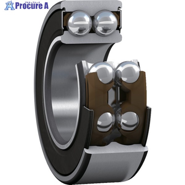 SKF 複列アンギュラ玉軸受(軸受両端シール) 接触角30° 内径50mmX外径90mmX幅30.2mm 3210 A-2RS1TN9/MT33 1個 ▼390-4048