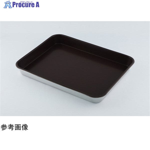 AS フッ素コーティングアルミバット 1号 309×373×43粍 2-339-11 1個 ▼560-8452