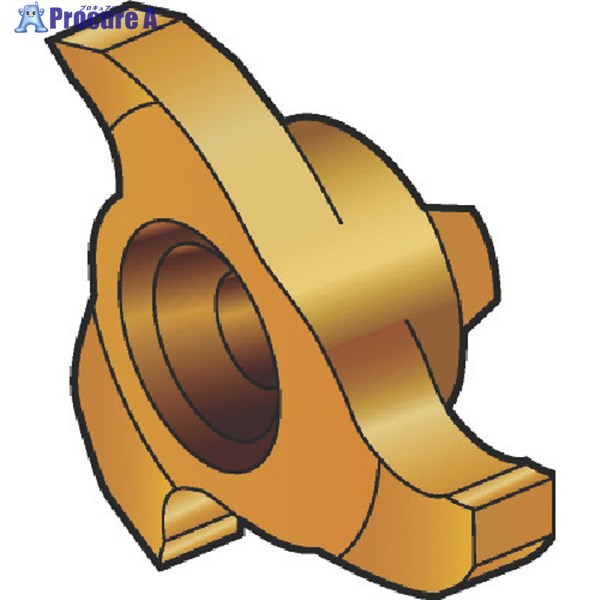 SANDVIK コロミル327 溝入れ加工用チップ(350) 327R14-35 25002-GMM (350) 1個 ▼604-7319 ●KO521
