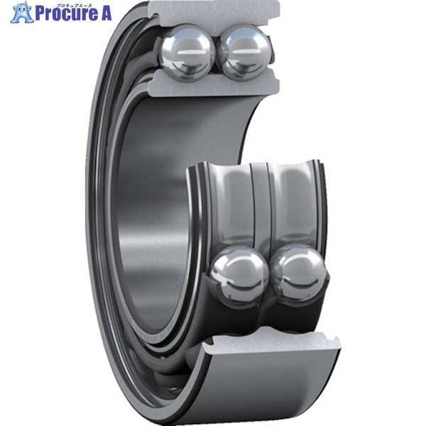SKF 複列アンギュラ玉軸受 接触角30° 内径40mmX外径90mmX幅36.5mm 3308 ATN9 1個 ▼390-4514 6,169円