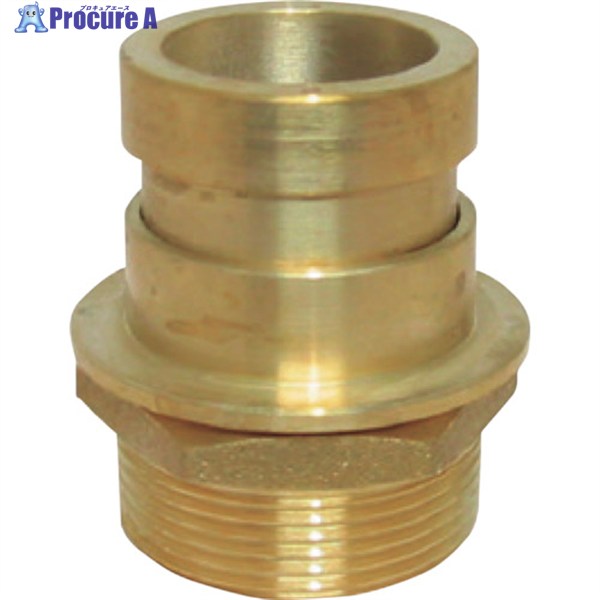 IWA 黄銅製 町野式媒介金具 C103 町野オス×管用テーパネジ男(Rネジ) 36C075B 1個 ▼430-0391