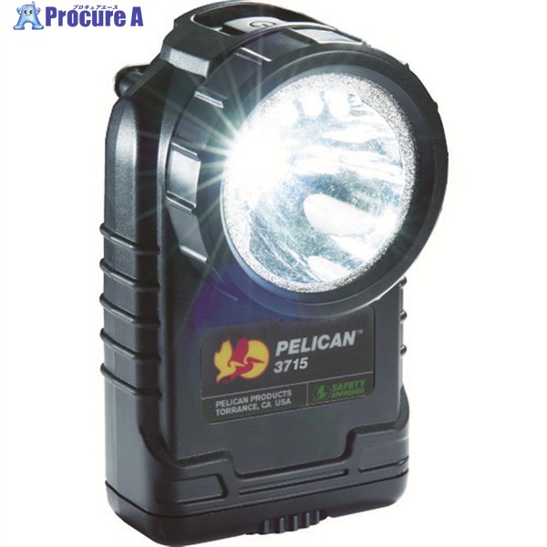 PELICAN 3715 LED閃光電球ともし火 黒 3715LEDBK 1個 ▼432-0689