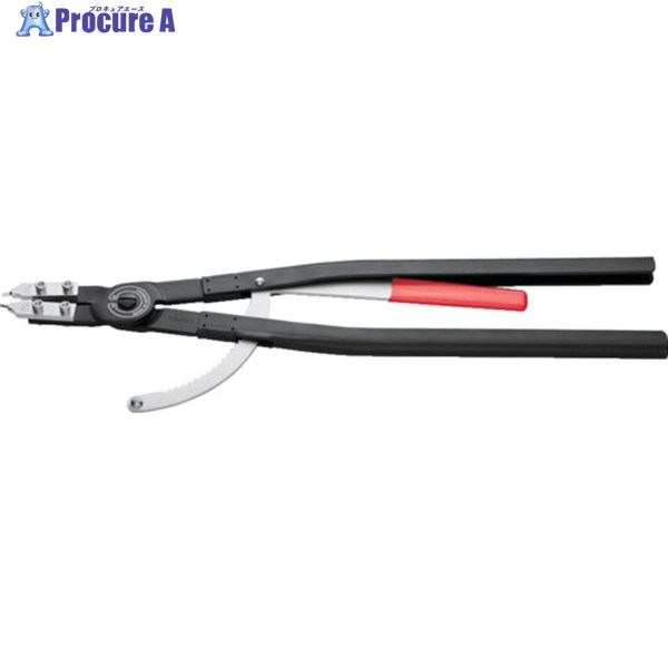 KNIPEX 穴用スナップリングプライヤー 直 122-300mm 4410-J5 1丁 ▼446-7965