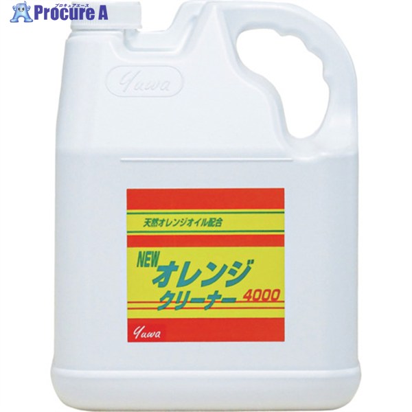 友和 オレンジ色洗浄剤 エフワン 4L 404117 1個 ▼456-2346