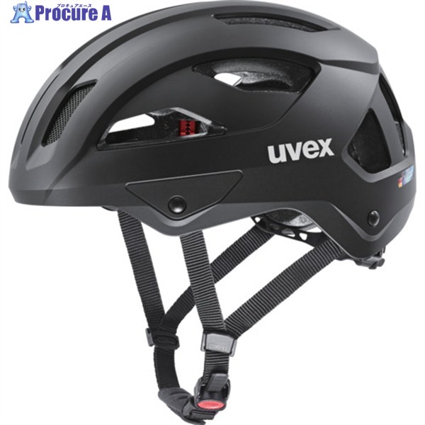 UVEX 自転車ヘルメット uvex stride ブラックマット 56-59 4107140115UVEX 1個 ▼675-9271