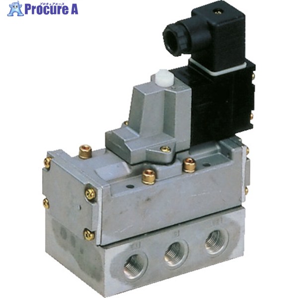 CKD 電磁弁 パイロット式5ポート弁セレックスバルブ 4Fシリーズ 5C Rc3/8 AC200V 4F410-10-AC200V 1台 ▼110-3105