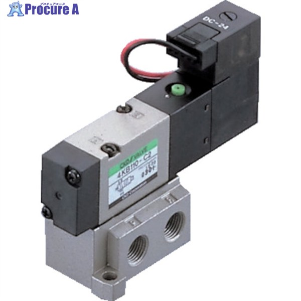 CKD 電磁弁 パイロット式5ポート弁セレックスバルブ 4Kシリーズ 12C Rc1/2 AC200V 4KB410-15-AC200V 1台 ▼112-6008
