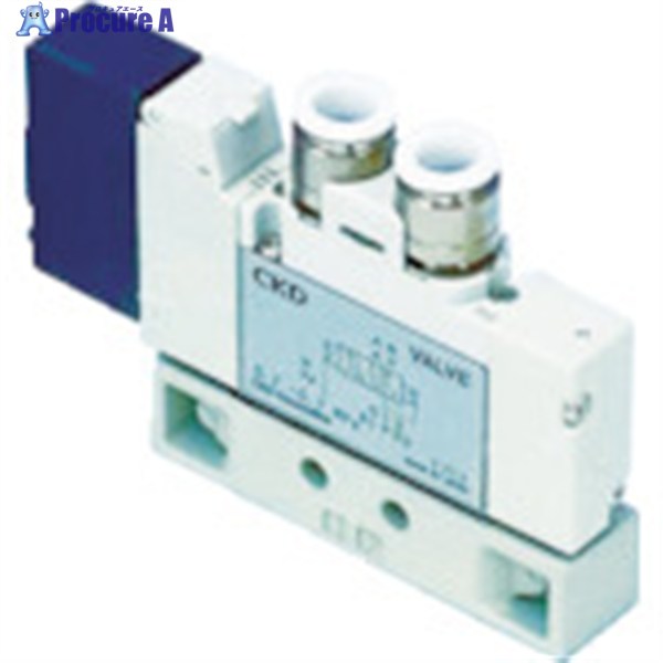 CKD 電磁弁 パイロット式5ポート弁 4GBシリーズ 0.65C Rc1/2 DC24V 4GB410-15-3 1台 ▼332-5792
