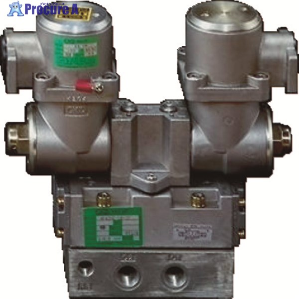 CKD 電磁弁 パイロット式 防爆形5ポート弁 4Fシリーズ(シングルソレノイド) Rc1/2 AC200 4F510E-15-TP-AC200V 1台 ▼376-8015