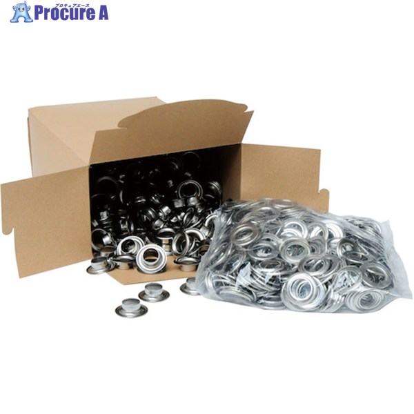 ファミリーツール 両面ハトメ 10mm(#25) ステンレス製 1000組 51496 1袋 ▼388-9649 15,343円