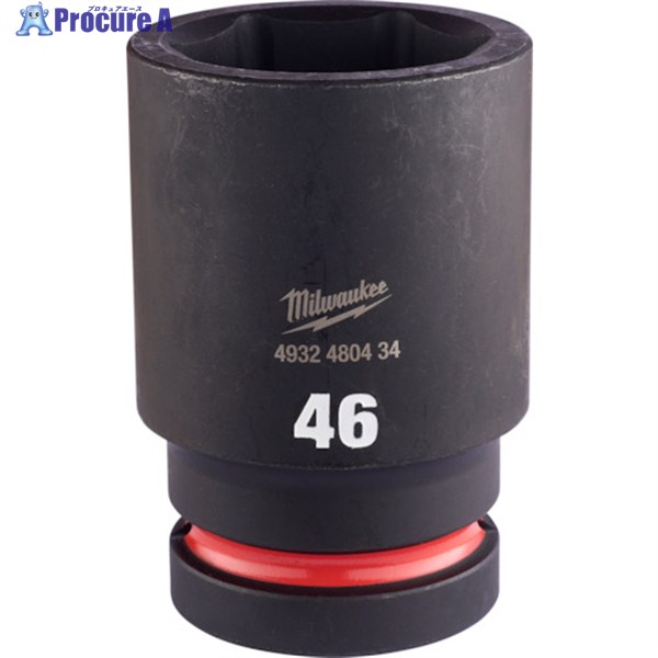 milwaukee SHOCKWAVE IMPACT DUTY ディープインパクトソケット 1in(25.4粍)角  46粍 4932480434 1個 ▼571-7147