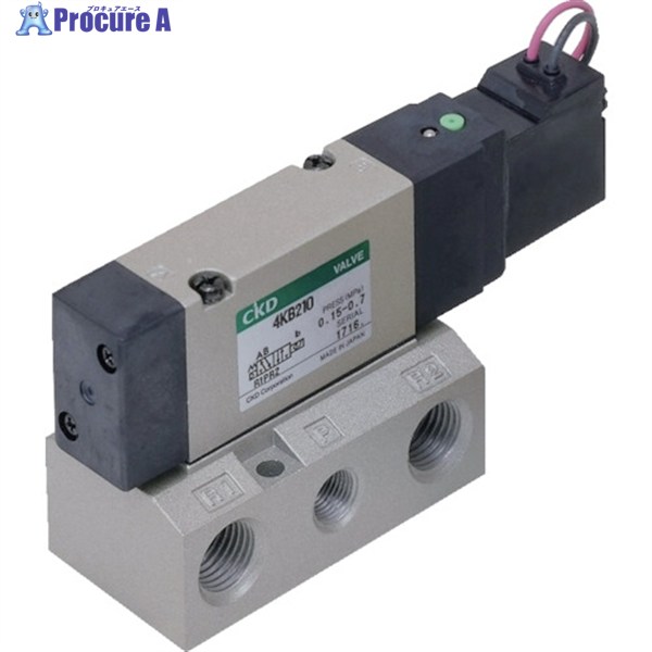 CKD 電磁弁 飛行士式5界面弁セレックスバルブ 4K続きもの 6.3C Rc3/8 DC24V 4KB310-10-DC24V 1台 ▼580-7662